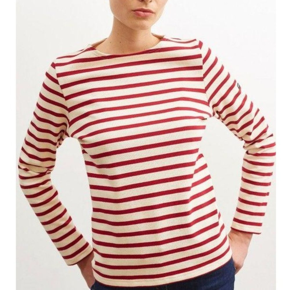 Saint James Breton Striped Shirt Sz 6 Long Sleeve